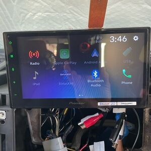 Pioneer DMH-160BT II Car Stereo Head Unit, Double Din, 6.8" Touchscreen, CarPlay